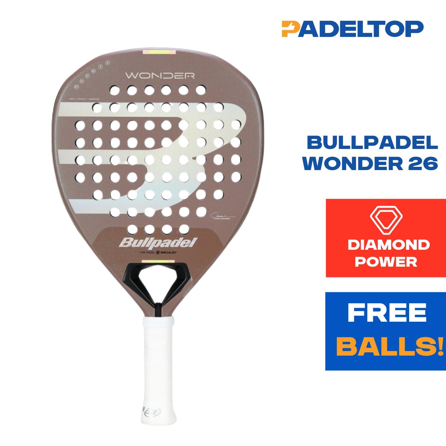 BULLPADEL WONDER 26 (RACKET) – PADELINDO
